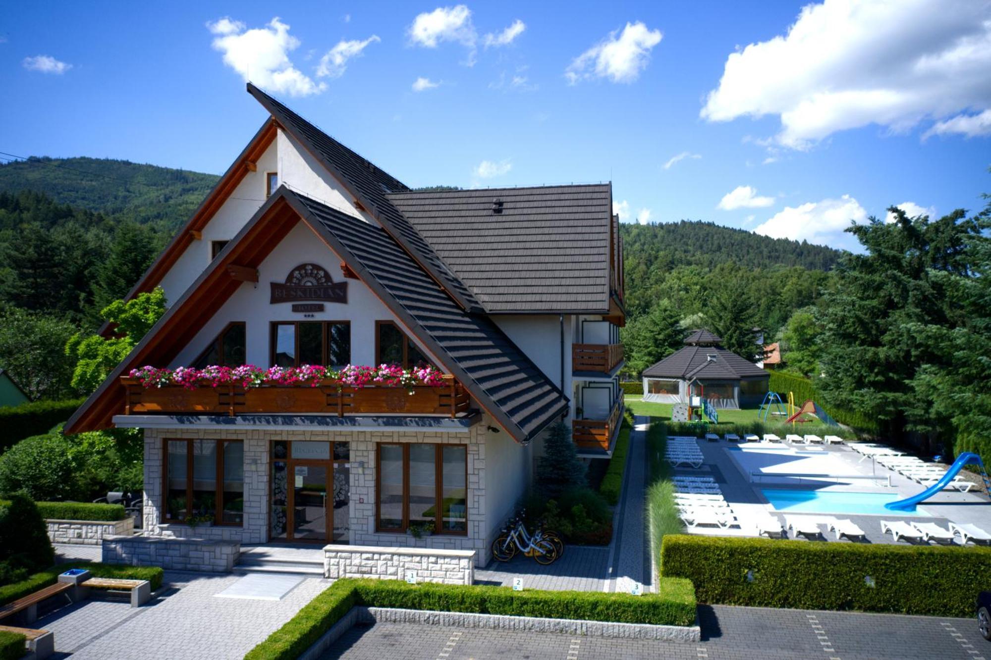 Hotel Beskidian Wegierska Gorka Exterior foto